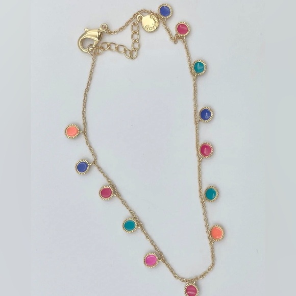 Gorjana Jewelry - Gorjana MULTI COLORED GOLD ANKLET